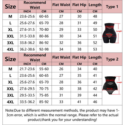 Women’s High Waist Body Shaper Panties – Tummy Control Slimming Girdle Shapewear, Belly Compression Underwear for Smooth Silhouette