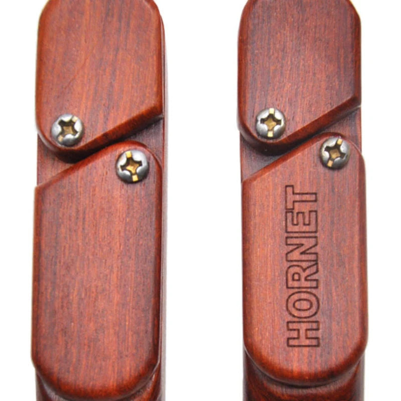 New HORNET Rotating Wood Pipe – Portable Wooden Pipe with Built-in Storage Box