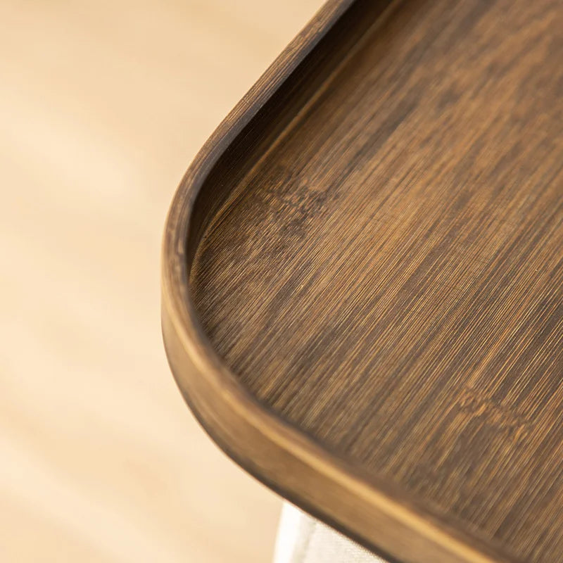 Wooden Sofa Armrest Clip-On Table – Foldable Storage Tray for Couch, TV, Snacks, Tea & Coffee