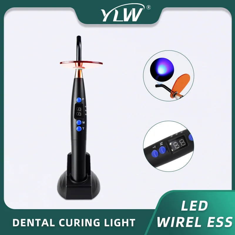 Dental Curing Light LED – Cordless Orthodontic Wireless Composite Cure Lamp for Dentistry