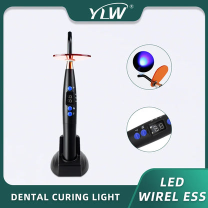 Dental Curing Light LED – Cordless Orthodontic Wireless Composite Cure Lamp for Dentistry