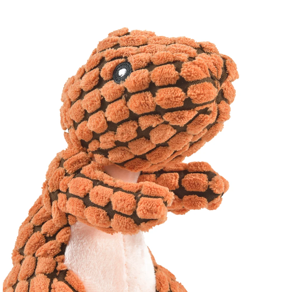 Plush Dinosaur Dog & Cat Toy – Interactive Chew Toy for Small Dogs, Stuffing-Free Pet Supplies