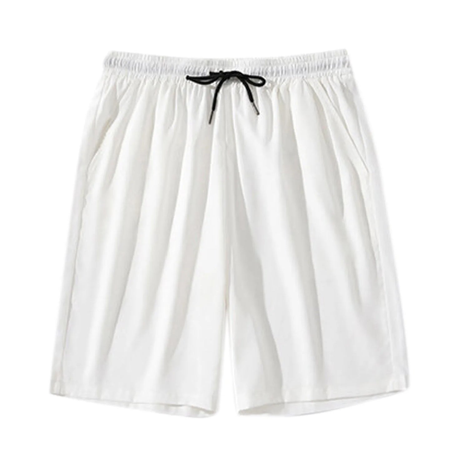 Men's Ice Silk Cargo Shorts – Thin, Loose-Fit Basketball & Sports Shorts (Big Size, Five-Point)