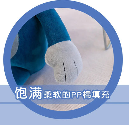35/45/65cm Cute Cat & Mouse Plush Doll — Large Tom & Jerry Cartoon Stuffed Toy, Children's Soothing Companion Gift