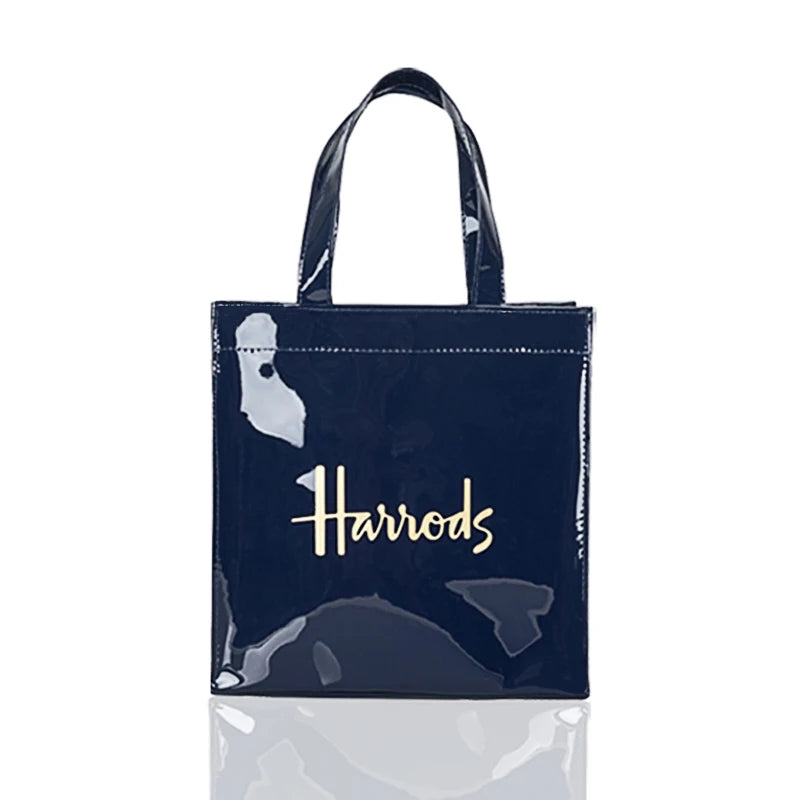 Simple Stylish PVC Reusable Shopping Bag – Luxury Eco-Friendly Waterproof Tote for Summer Beach