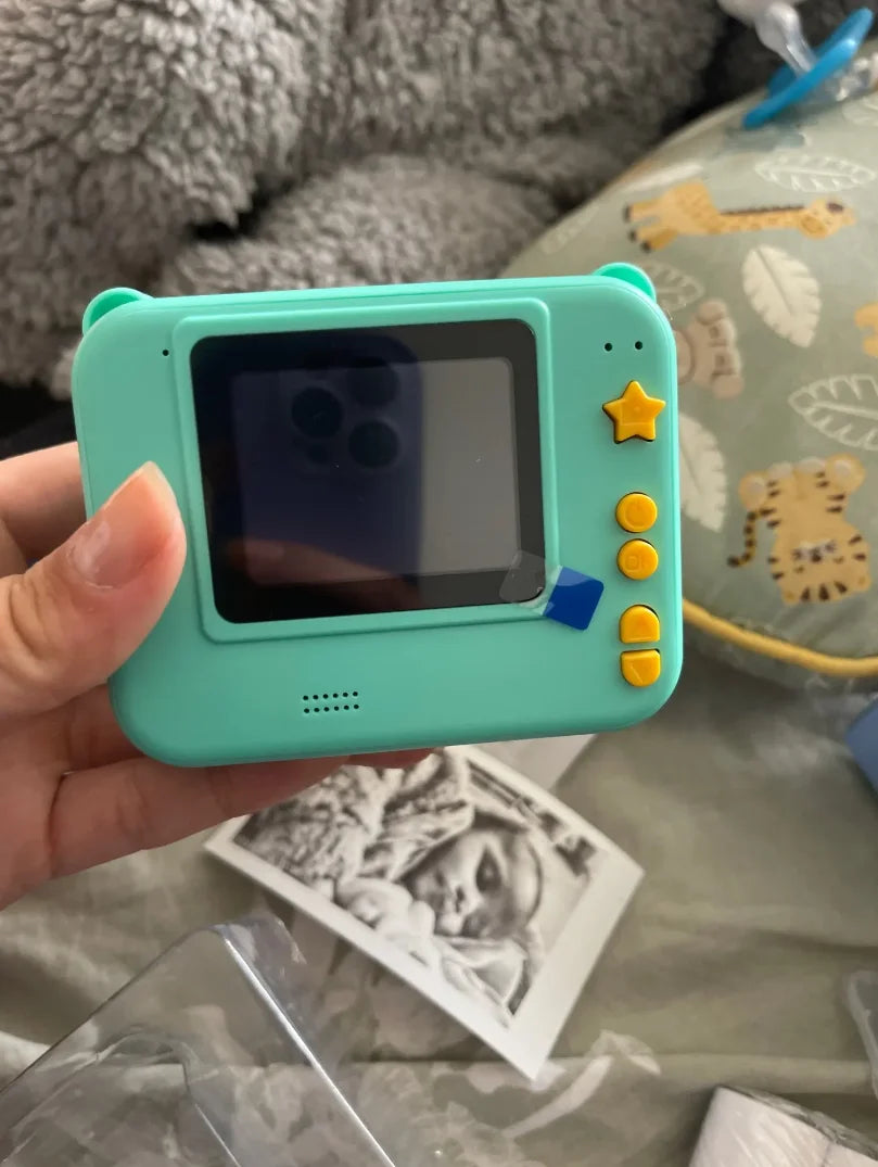 Digital Children’s Camera – 1080P HD Video Recorder, Instant Print Photos, Mini Thermal Printer, Educational Birthday Gift