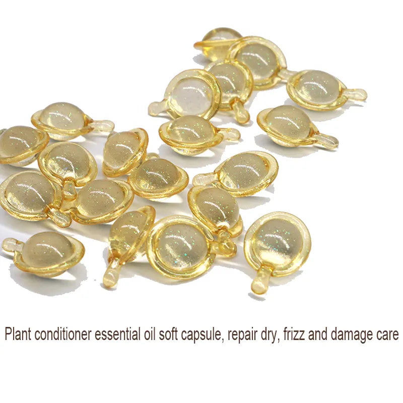 Anti Hair Loss Hair Vitamin Capsule: Keratin Complex Oil for Smooth, Silky Hair - Serum & Mask Repair Frizz Damaged