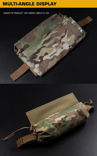Tactical Trauma Pouch Roll 1 – IFAK Individual First Aid Kit EDC Medical Rapid Belt Bag for Airsoft, Hunting & Plate Carrier Gear