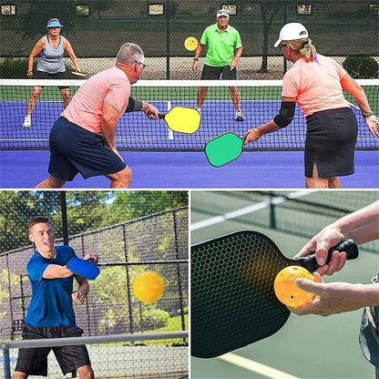 6/12pcs Indoor Pickleball Balls – Colorful & Durable 40-Hole 72mm Training & Practice Balls for Entertainment