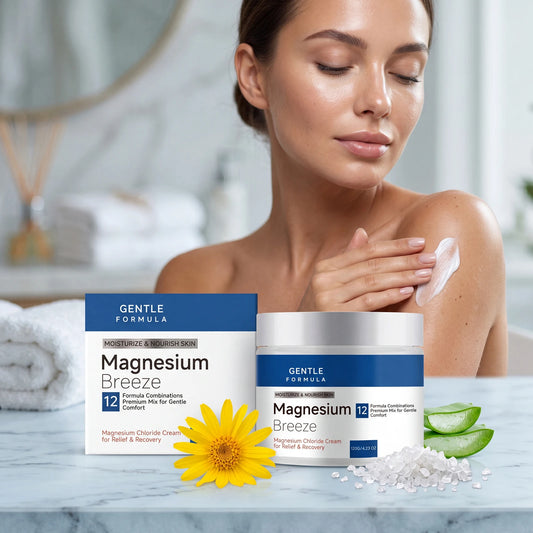 Cooling Body Care Cream - Refreshing Massage Moisturizer for Knees, Feet, Hips, Back, and Smooth Skin Comfort