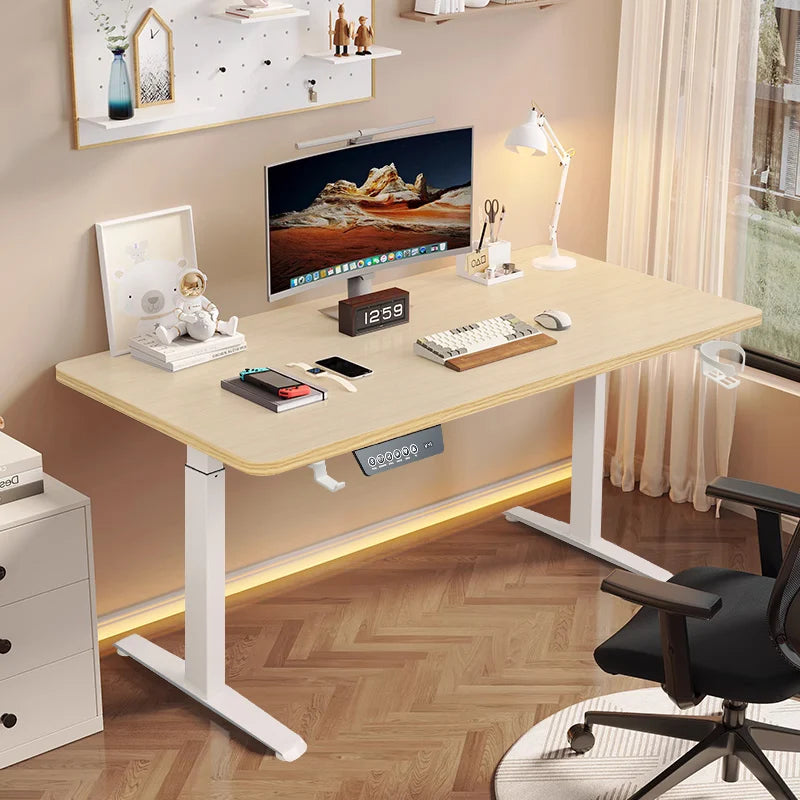 Height-Adjustable Standing Desk – Smart Motion Computer Desk for Study, Gaming, and Office Use