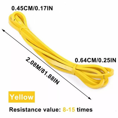 5-120lbs Fitness Resistance Band – Boxing, Agility, Yoga & Pilates Training Equipment for Home Gym