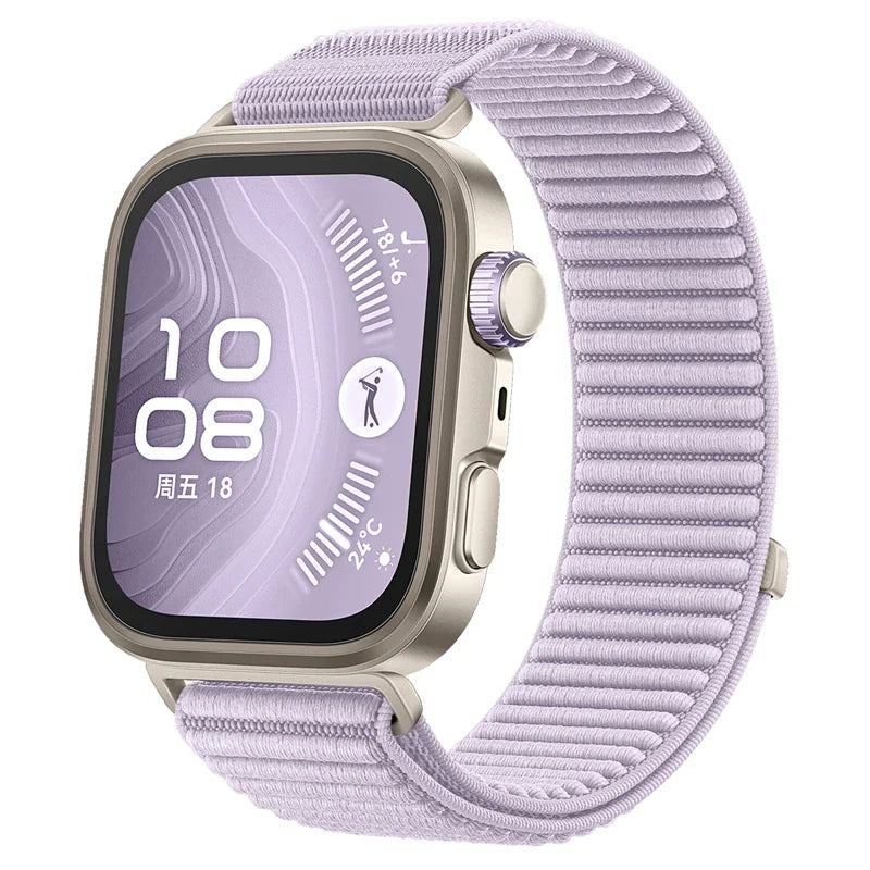 Official Nylon Loop Strap for Huawei Watch Fit 4/4 Pro – Braided, Comfortable, and Breathable Band Accessory