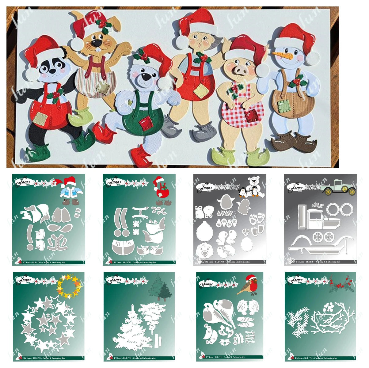 Tall Elf Metal Cutting Dies – Pine Cone Gnome Scrapbooking, Mailbox Craft Supplies for DIY Photo Albums