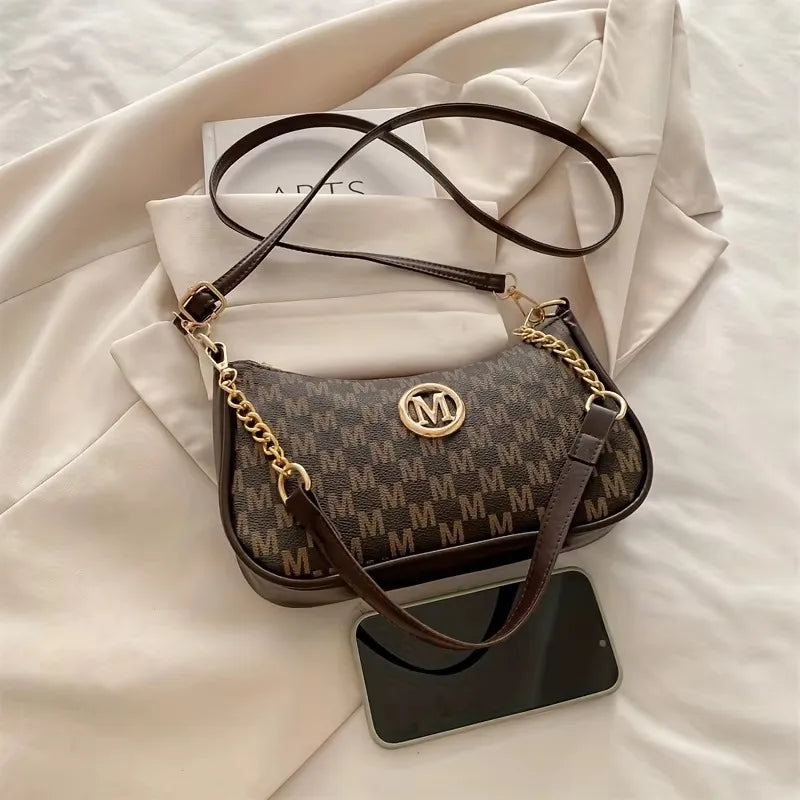 Vintage Style Women’s Handbag – Adjustable Strap Crossbody & Messenger Tote Shoulder Bag