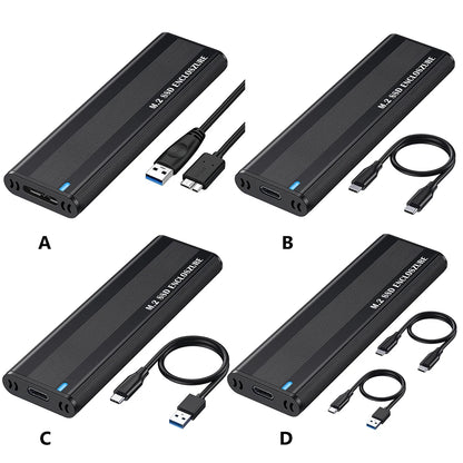 10Gbps M.2 NVMe SSD Enclosure — Solid-State Drive Adapter for 2230/2242/2260/2280 SSDs, Tool-Free Installation