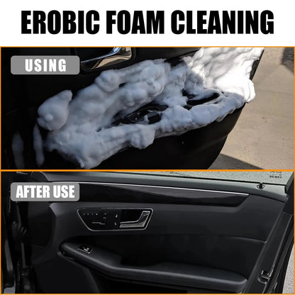 2-in-1 Foaming Car Seat Cleaner - Quick-Dry Fabric Stain Remover for Car Interior Seats