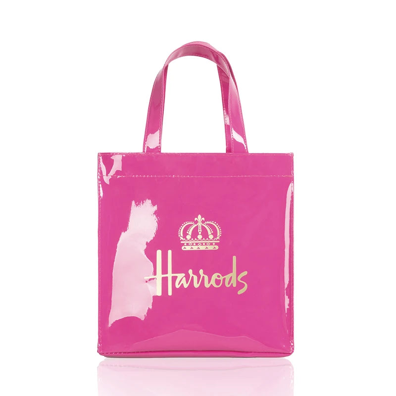 Simple Stylish PVC Reusable Shopping Bag – Luxury Eco-Friendly Waterproof Tote for Summer Beach