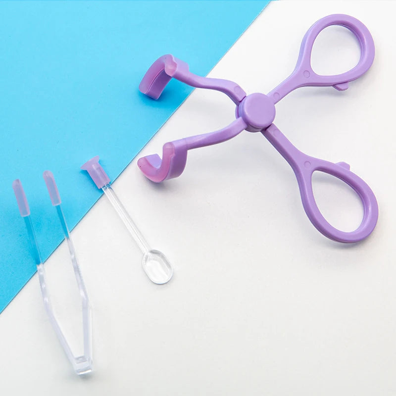 Contact Lens Insertion & Removal Tool Kit Eye-Opening Aid Eyelid Stretcher for Hassle-Free Color Contact Lens Application