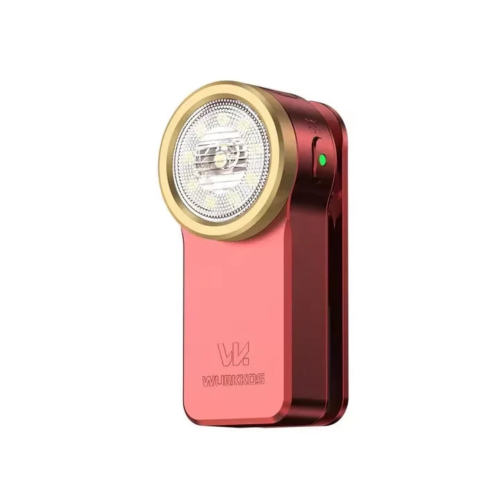 Wurkkos HD03 680LM Mini Clip Light - USB-C Rechargeable EDC Flashlight with RGB, Magnet & Spotlight/Floodlight