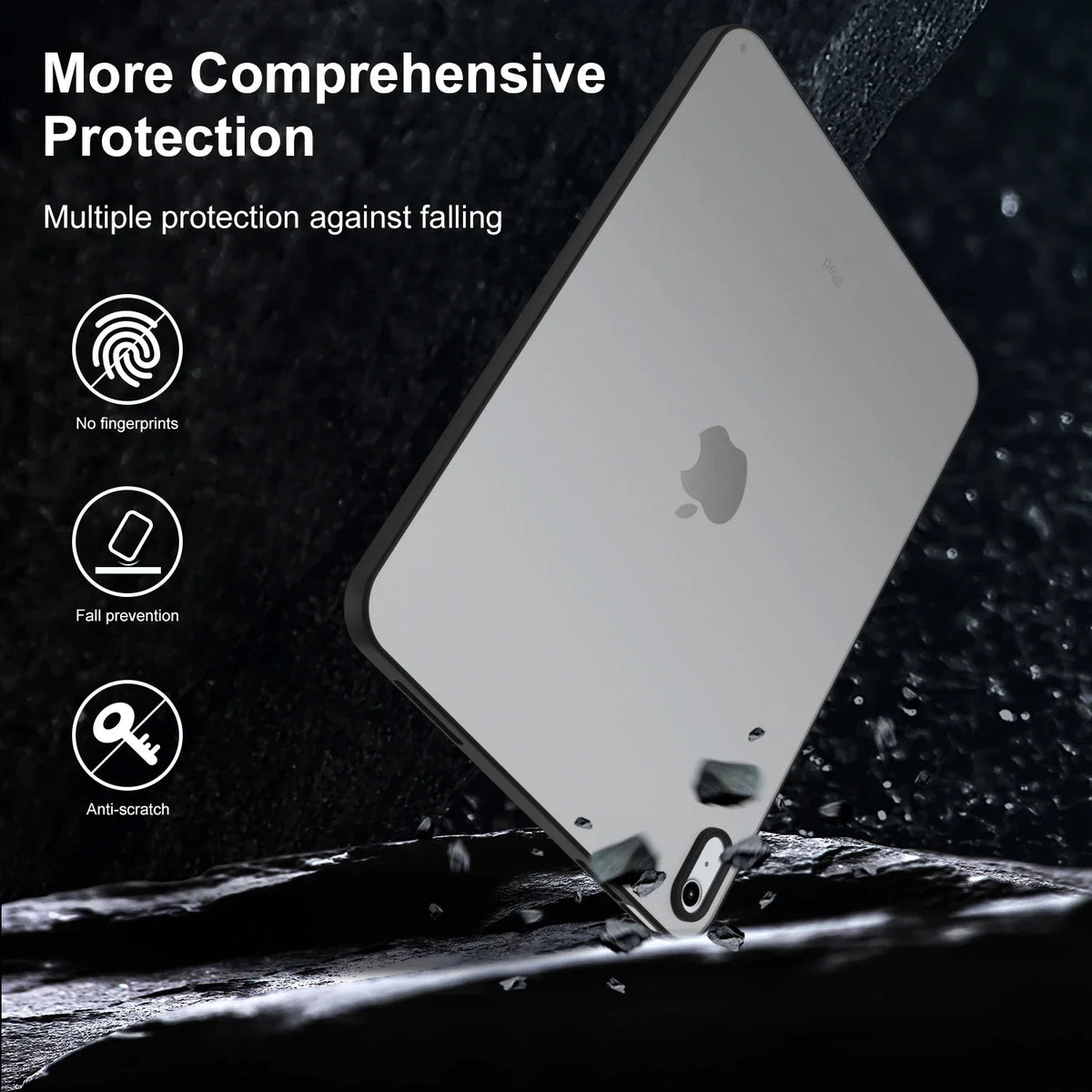 iPad Soft TPU Case - Protective Cover for iPad 11th Gen A16, 10th, Pro 11, Mini 3–7 & Air 2–6