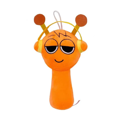 Sprunki Plush Toy Set Soft Cartoon Stuffed Animal Plushies Collectible Game Character Dolls Gift for Fans Birthday & Christmas Present