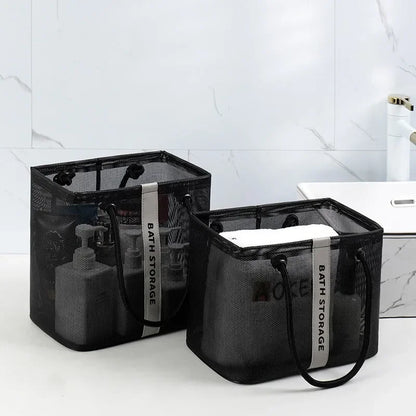 Large Capacity Cosmetic Bag - Portable Travel Wash Handbag, Transparent Shower Makeup Pouch, Unisex Toiletries Organizer