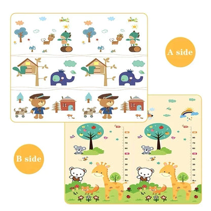 Baby Crawling Play Mat - Non-Toxic EPE Foam Safety Rug, 1cm Thickness, Two Thickness Options and Five Sizes for Kids’ Play Areas