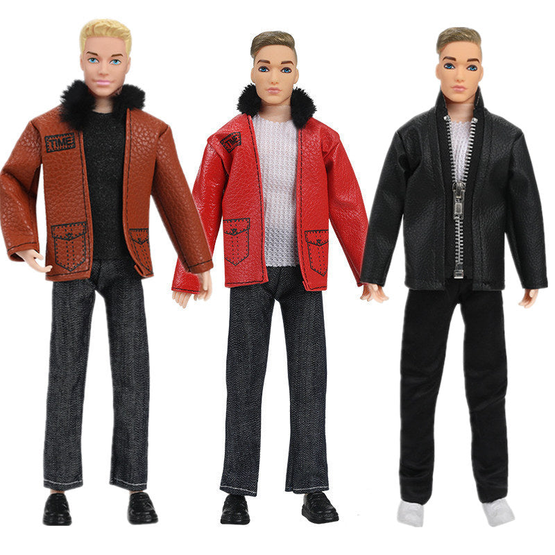 30cm Fashion Ken Doll – 1/6 Multi-Joint Movable Boyfriend with Clothes Suit, Dress-Up Toy for Kids