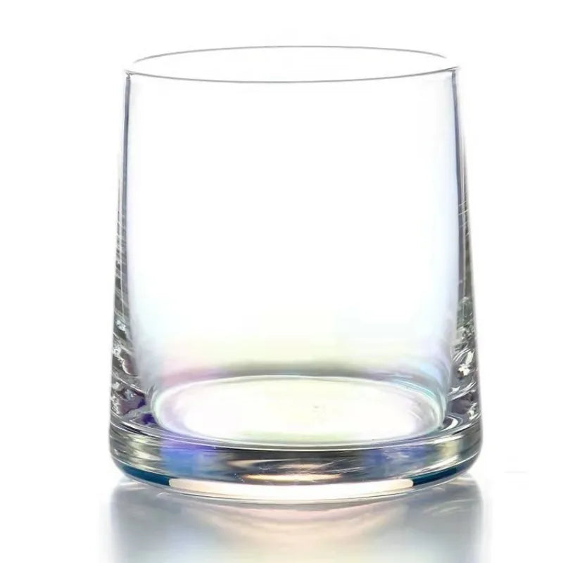 Aesthetic Glass Drinking Cup Set - Juice, Whiskey & Water Tumblers for Home, Hotels & Bulk Use