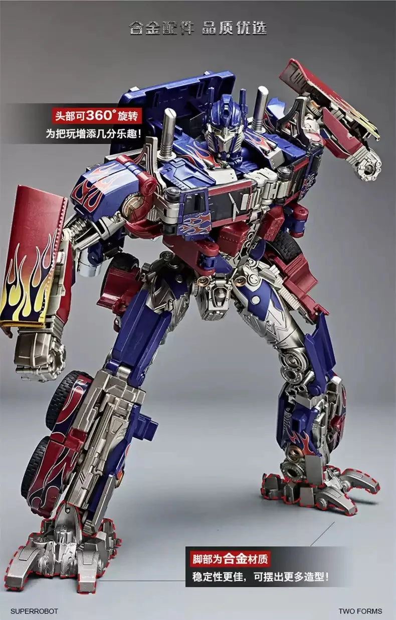30CM Transforming Robot Toy – Optimus Prime, Bumblebee & Megatron Alloy Action Figures for Kids
