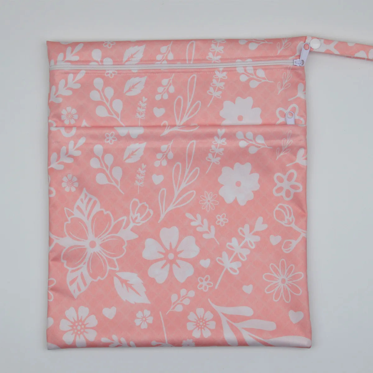 Sigzagor Wet & Dry Baby Diaper Bag – Waterproof Reusable Washable Nappy Bag with Double Zippers