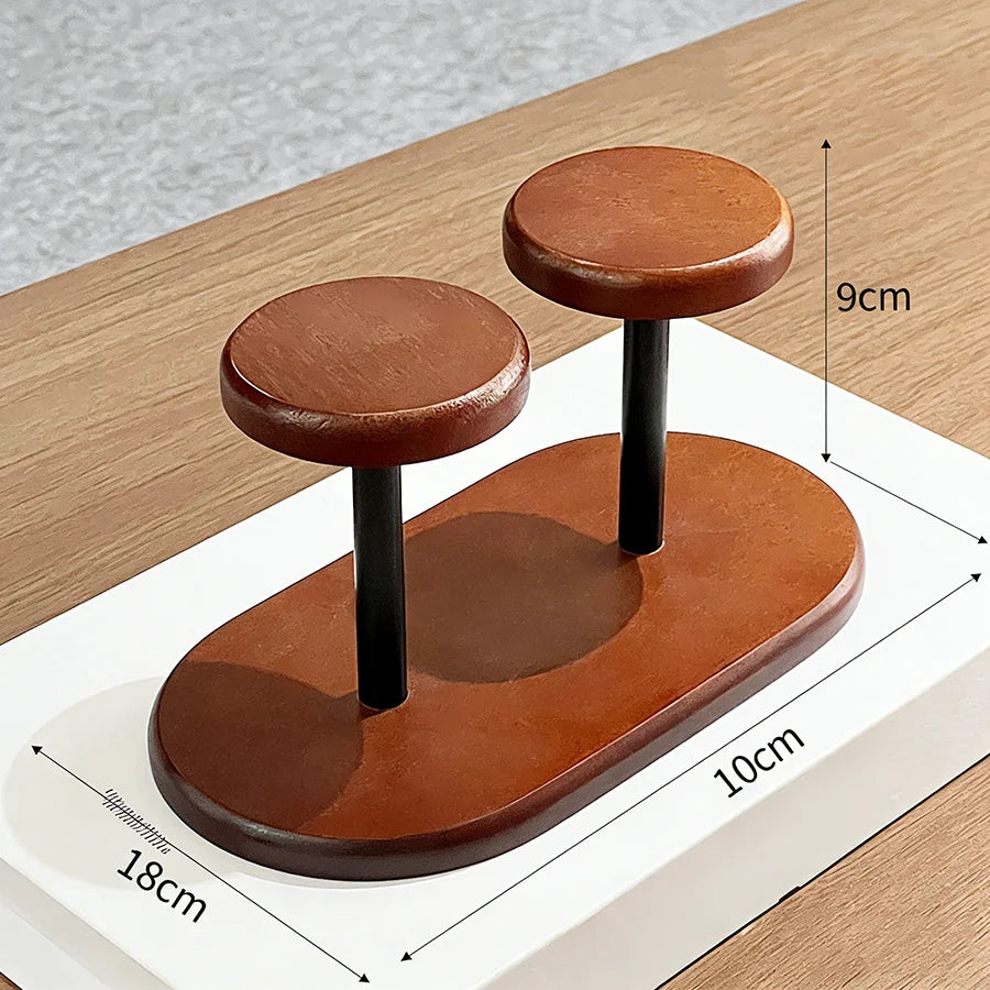 Wooden Cup Storage Holder & Dispenser Rack – Disposable Tea & Water Cup Organizer Mug Display Stand for Home & Office
