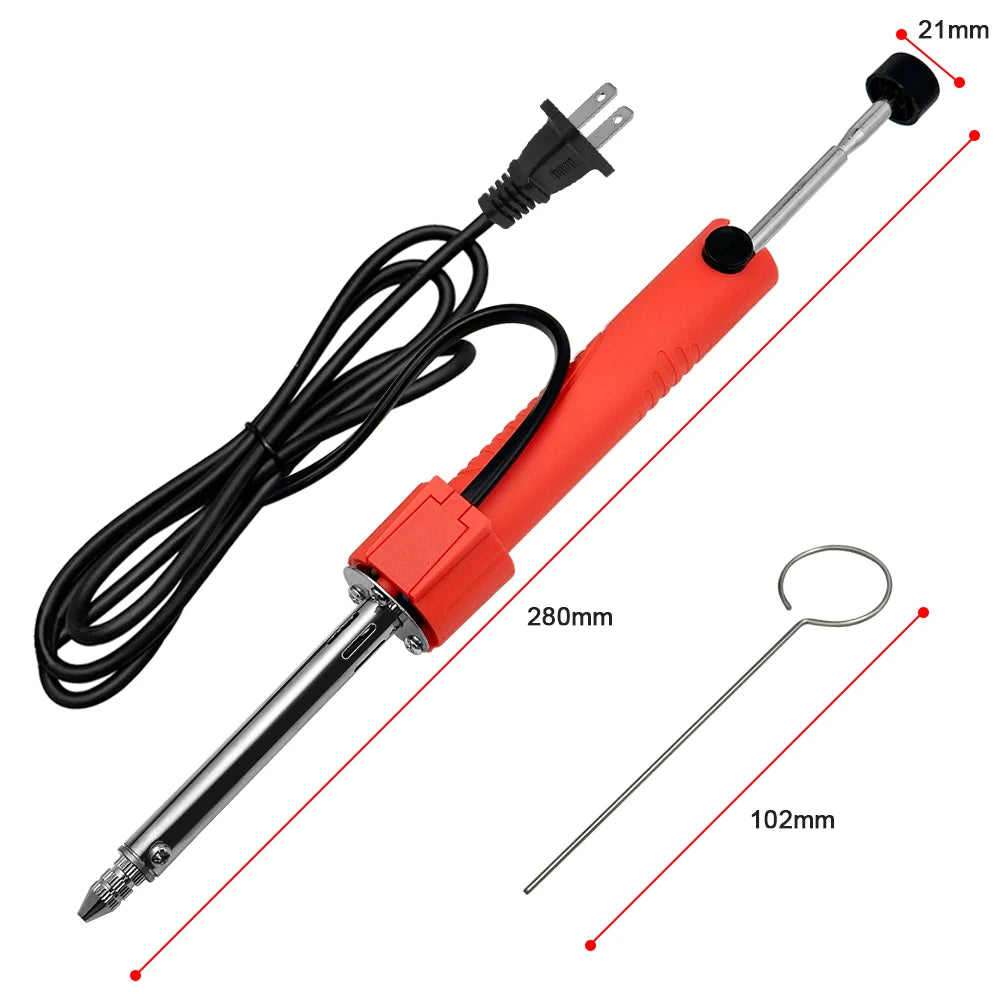 LF 30W Soldering Iron Kit - Electric Desoldering Pump Vacuum Solder Remover Welding Repair Tool