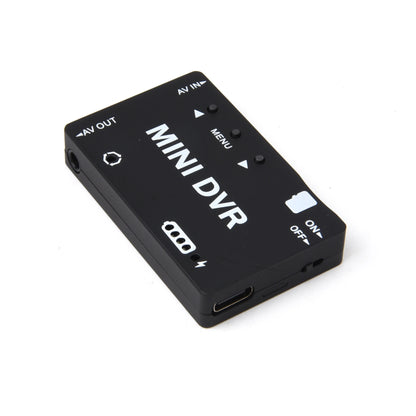 Mini FPV DVR Video Audio Recorder with Built-In Battery for RC Drones VR Goggles and FPV Monitors