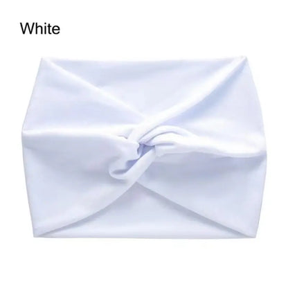 Wide Elastic Headband for Women – Yoga, Pilates, Running & Cycling Sweatband Hairband Turban Makeup Hair Hoop