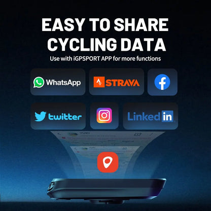 IGPSPORT BSC100S GPS Bike Computer — Wireless Speedometer & Cycling Odometer
