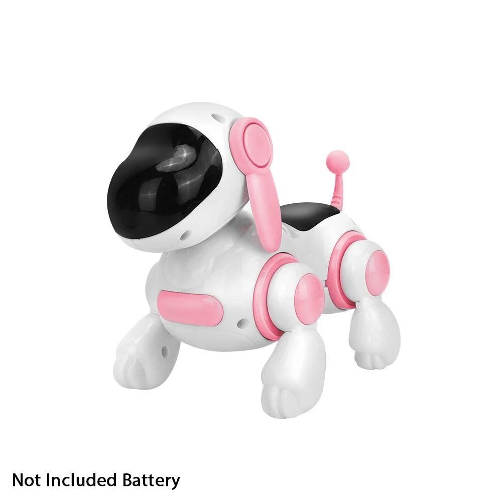 Smart Interactive Robotic Dog Toy - Walking, Singing, Lights & Music Educational Toy for Kids