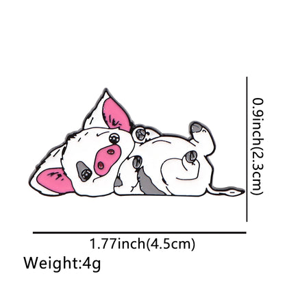 Cute Pig & Chicken Enamel Brooches — Lapel Pins for Women, Backpacks, Clothing & Accessories Gift