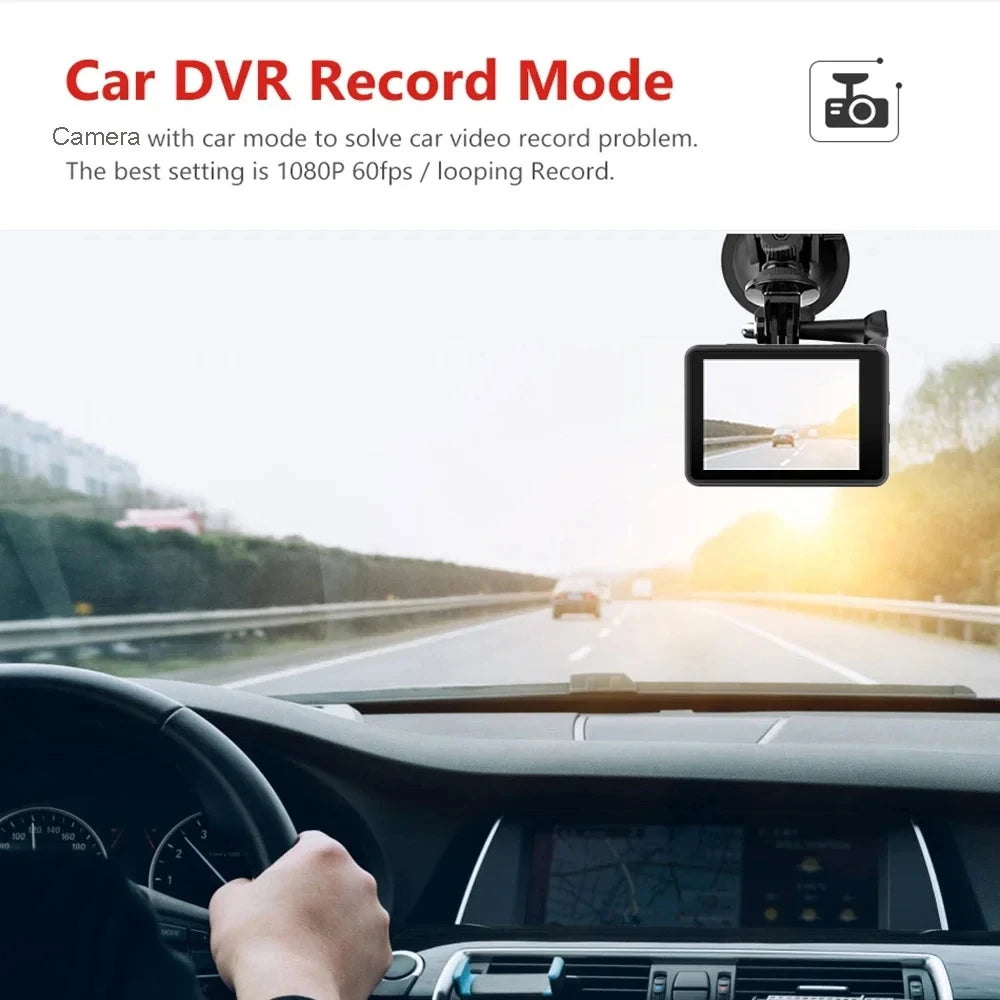 5K Action Camera – 4K 60FPS Dual IPS Touchscreen, WiFi, 170° Wide-Angle, 30M Waterproof, 5X Zoom, Anti-Shake, Remote Control