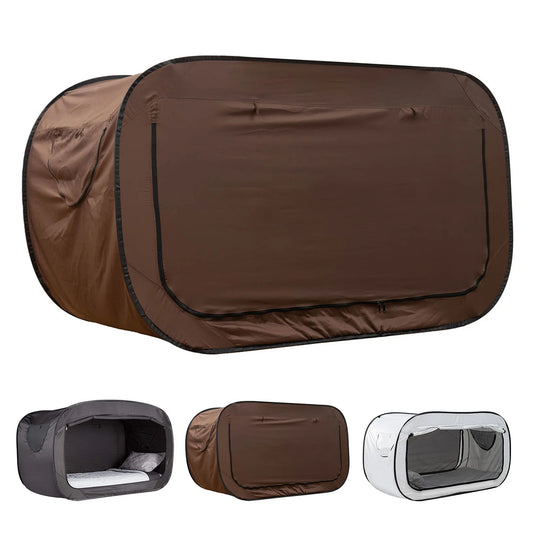 Folding Portable Privacy Bed Tent – Fully Enclosed Outdoor Camping Bed Tent with Shading for Kids & Adults
