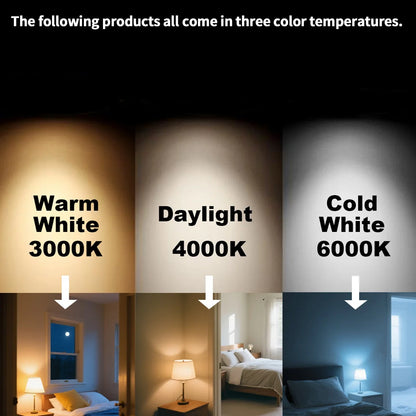 20pcs G45 C37 LED Bulbs — 3W/5W/6W/7W Energy-Saving Mini Lamps, Warm & Cool Light for Home and Bedroom