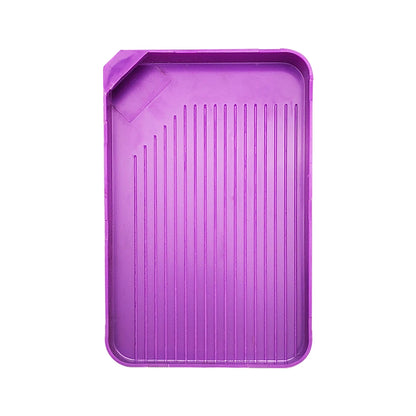 Large Capacity Diamond Painting Tray — Purple DIY Mosaic Art Craft Funnel Tool Accessory