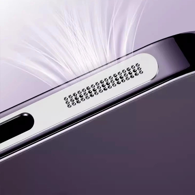 3PCS Metal Dustproof Mesh Stickers for iPhone — Anti-Dust Earpiece Speaker Covers for iPhone 15 Pro Max, 15 Plus & 16 Pro Max