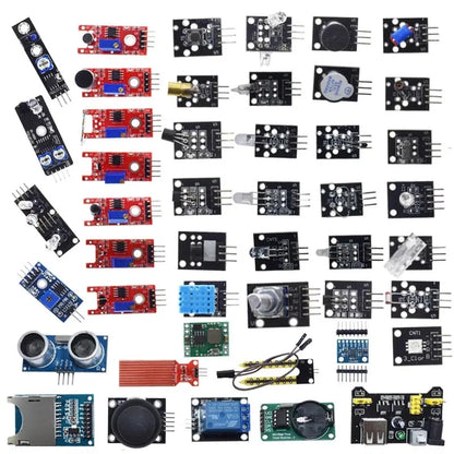 45-in-1 Sensor Module Starter Kit - 16 Types of Electronic Sensors for Arduino UNO R3, MEGA2560, and Raspberry Pi DIY Projects