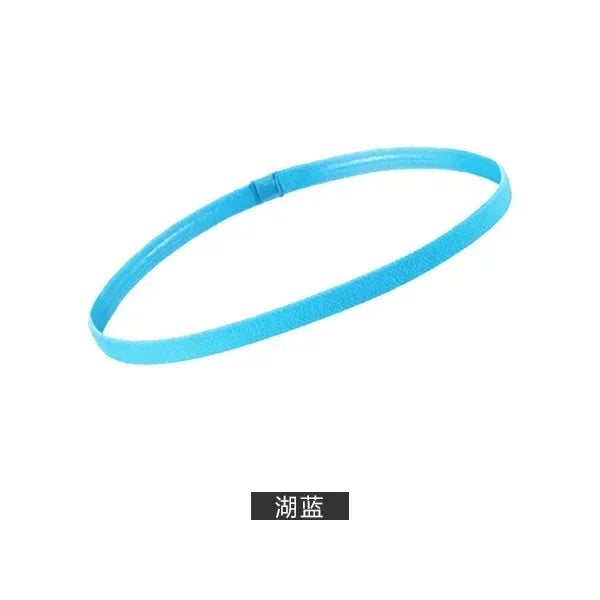 4 Pack Non-Slip Elastic Sports Headbands – Thick Sweatbands for Men & Women, Exercise & Outdoor Use