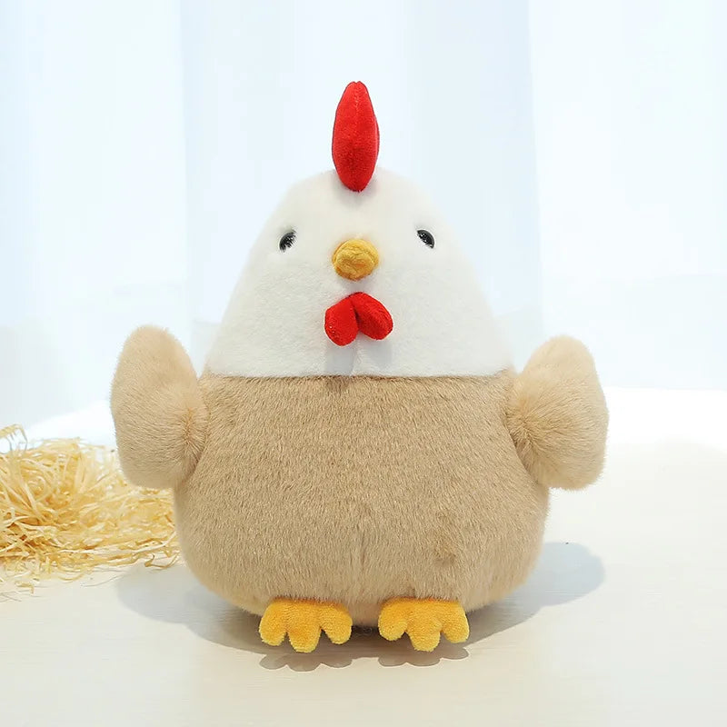 25CM Plush Chicken Doll – Soft & Cute Hen Stuffed Toy Pillow for Girls, Sleep Comfort Gift Plushie