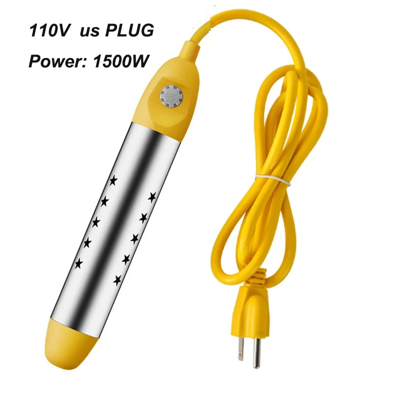 Portable Pool Water Heater - Fast Heating Immersion Boiler with Automatic Power-Off, 1500W/2500W
