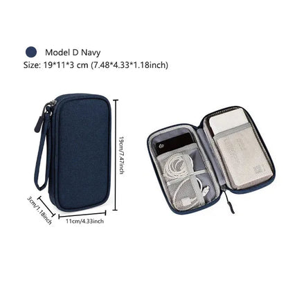 Waterproof Travel Cable Organizer Bag – Portable Digital Storage Pouch for Electronic Accessories