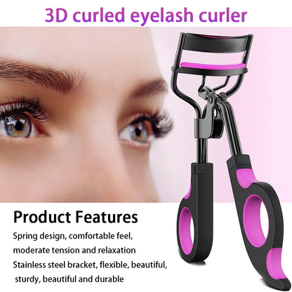 Professional Eyelash Curler with Replacement Pads – Precision Lash Curling Makeup Tool for Women